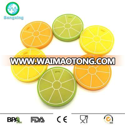 2018 New Bangxing BPA Free Baby Teether Teething Wholesale Food Grade Silicone Pendant