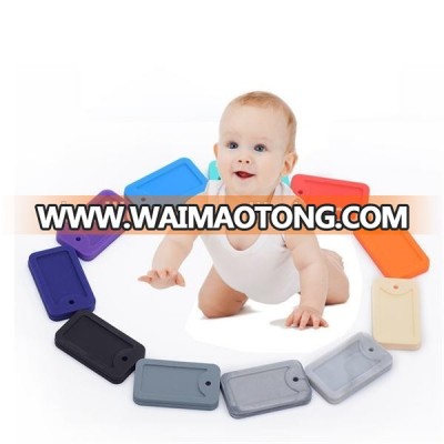 New Teething Pendant Food Grade Hot Sale Animal Mommy Bags Chew Silicone Dog Tag